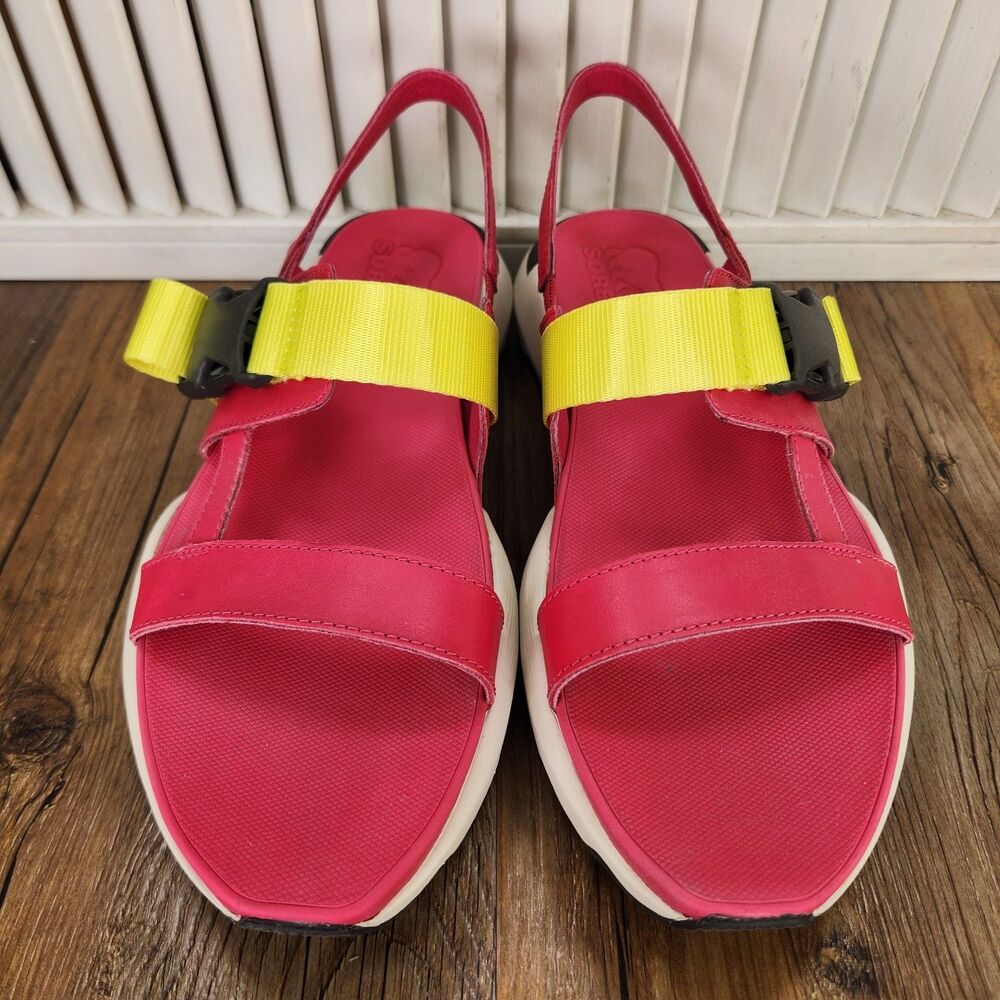 Sorel Kinetic Impact Sling Sandals Womens Sz 8.5 Cactus Pink Jet Colorful Hiking - Picture 8 of 10